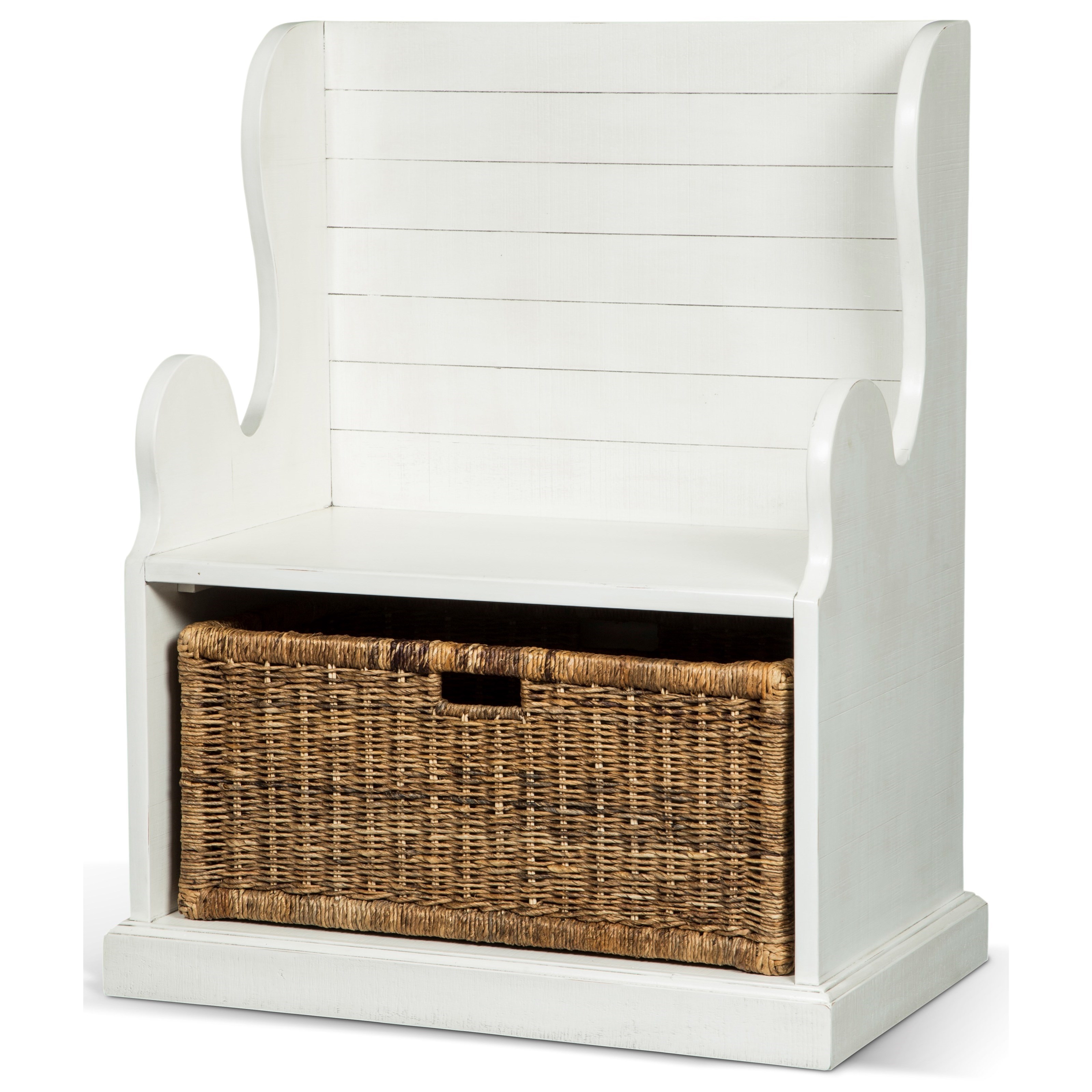 Small wicker hotsell bench seat